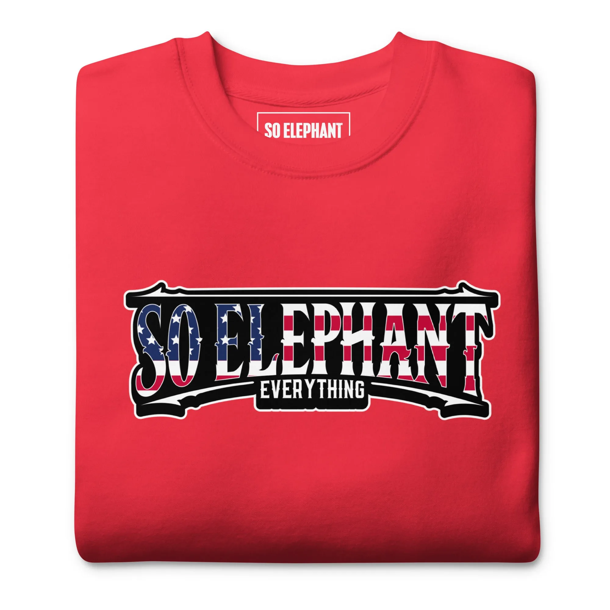 SO ELEPHANT MEN'S "OLD GLORY"  Premium Sweatshirt