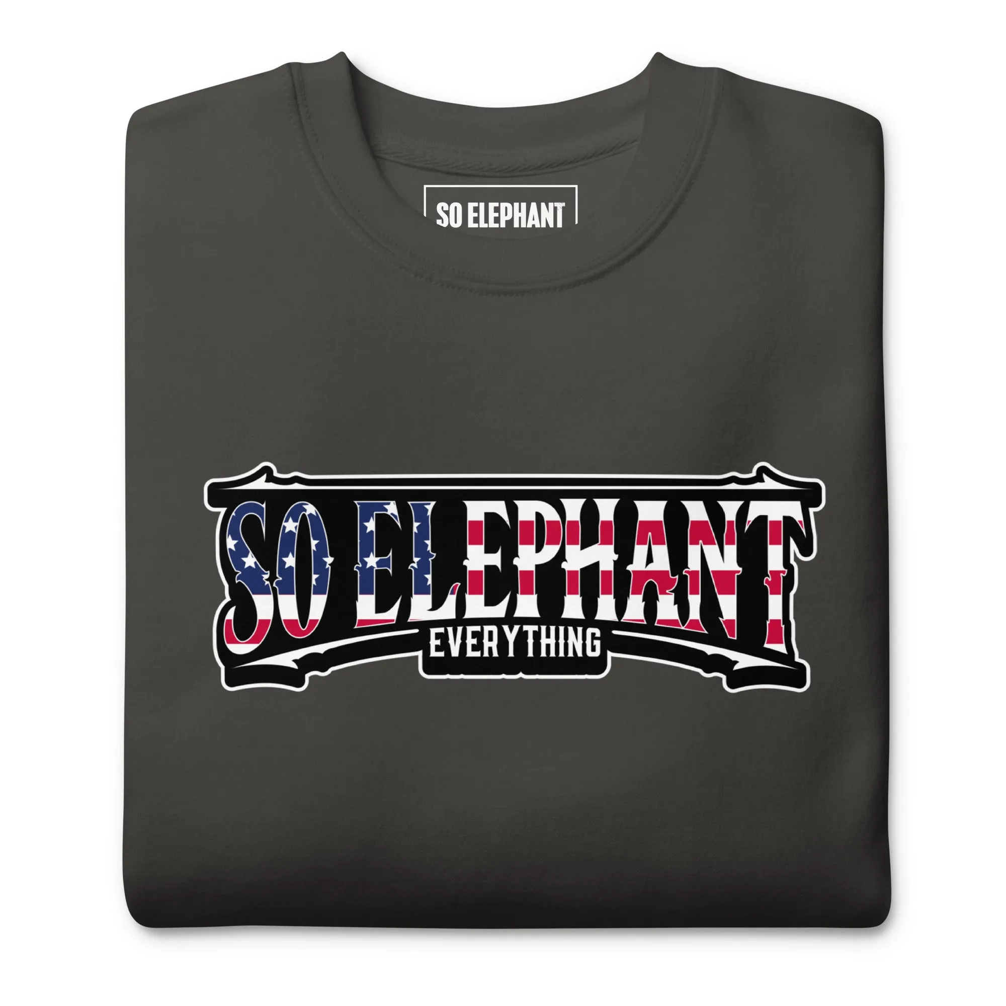 SO ELEPHANT MEN'S "OLD GLORY"  Premium Sweatshirt
