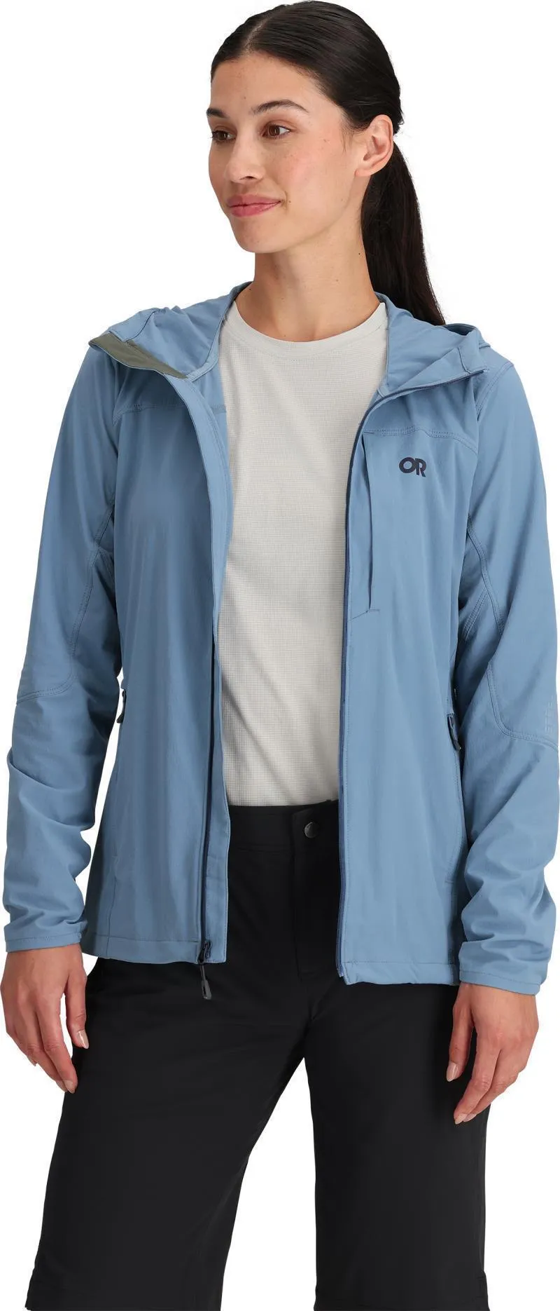Softshell Outdoor Research Ferrosi Duraprint à capuchon Femmes