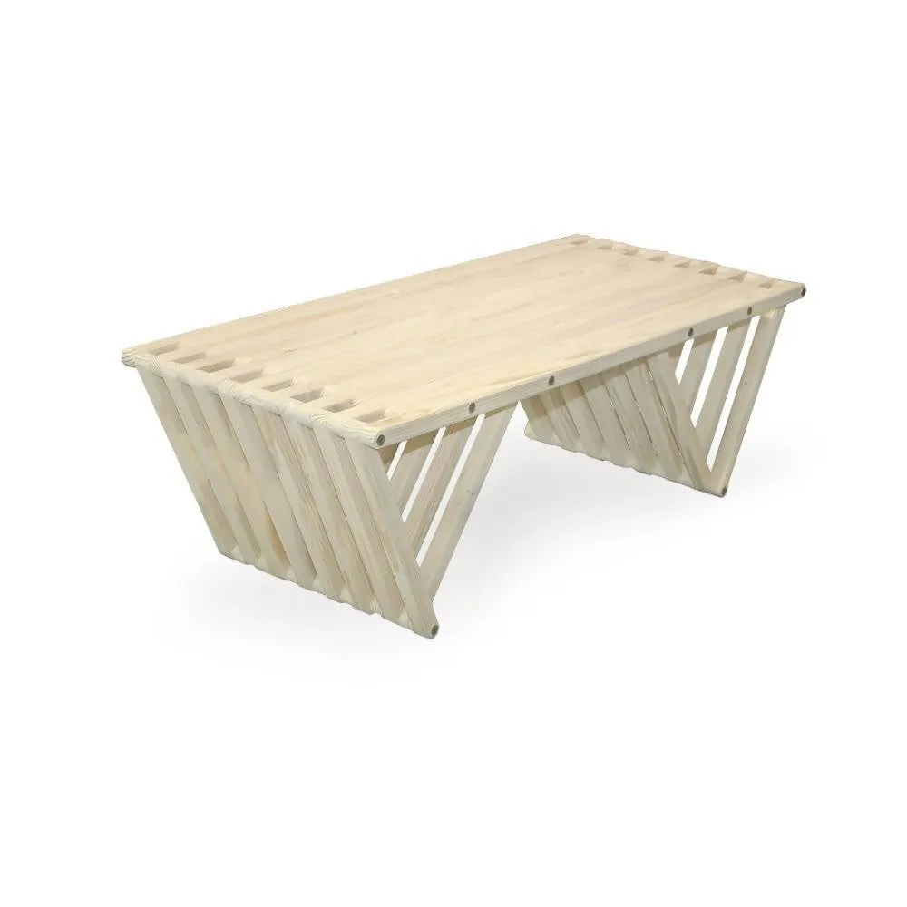Solid Wood Coffee Table 54" X 20"
