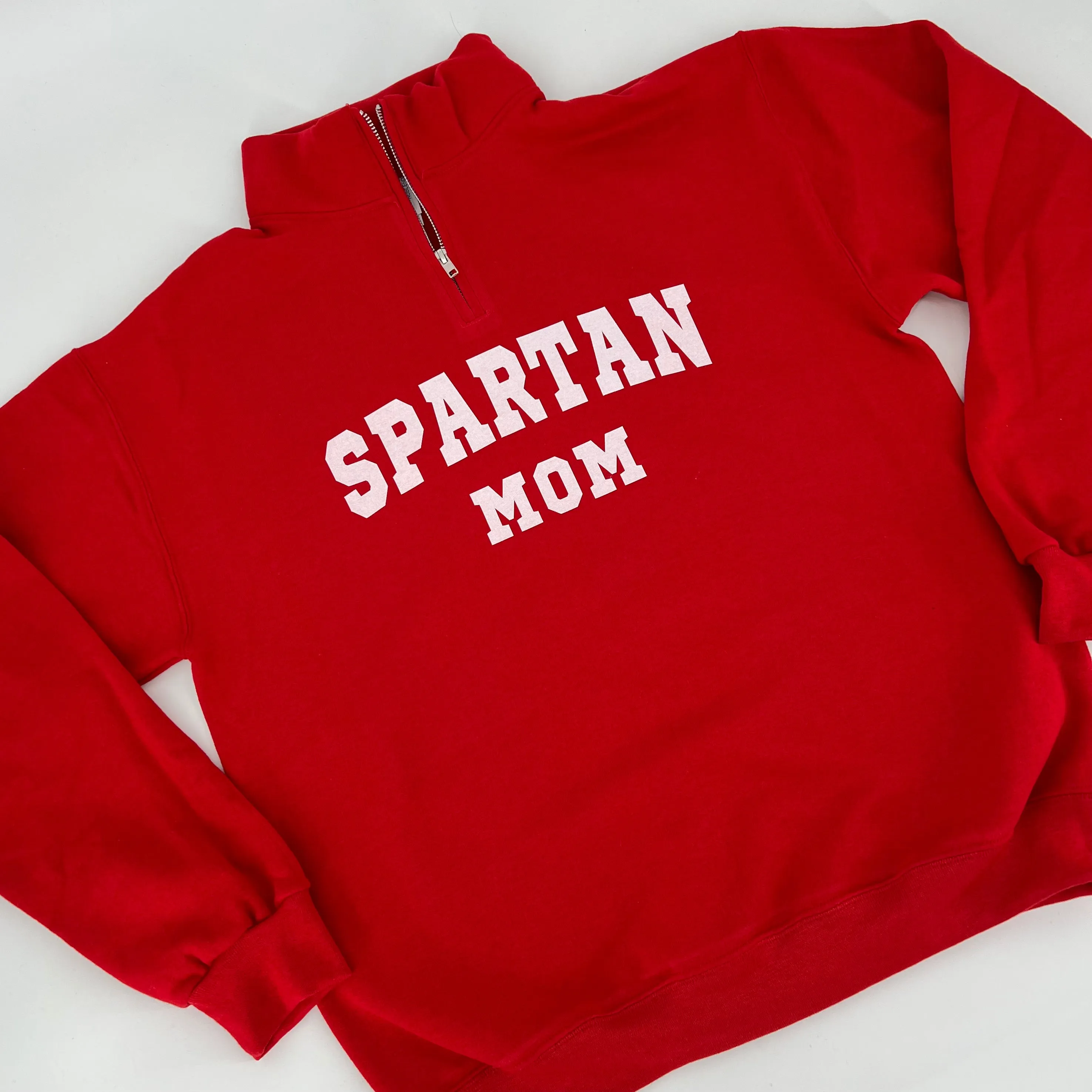 Spartan Mom Quarter Zip Sweatshirt