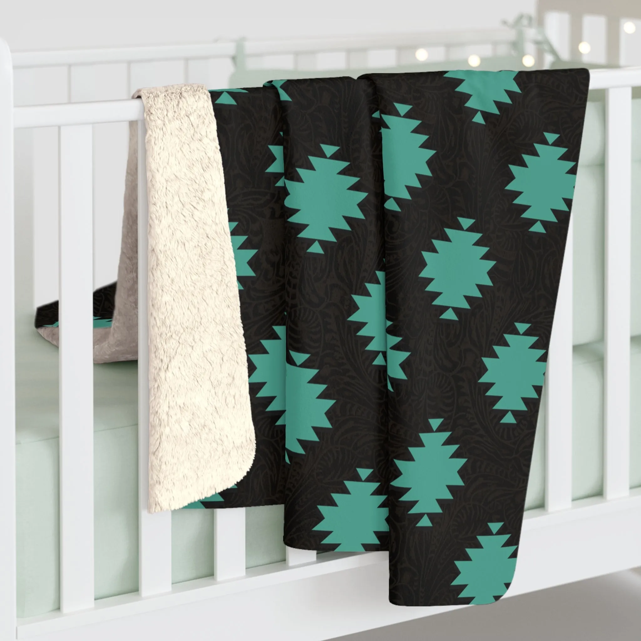 'Spokane' Sherpa Fleece Blanket