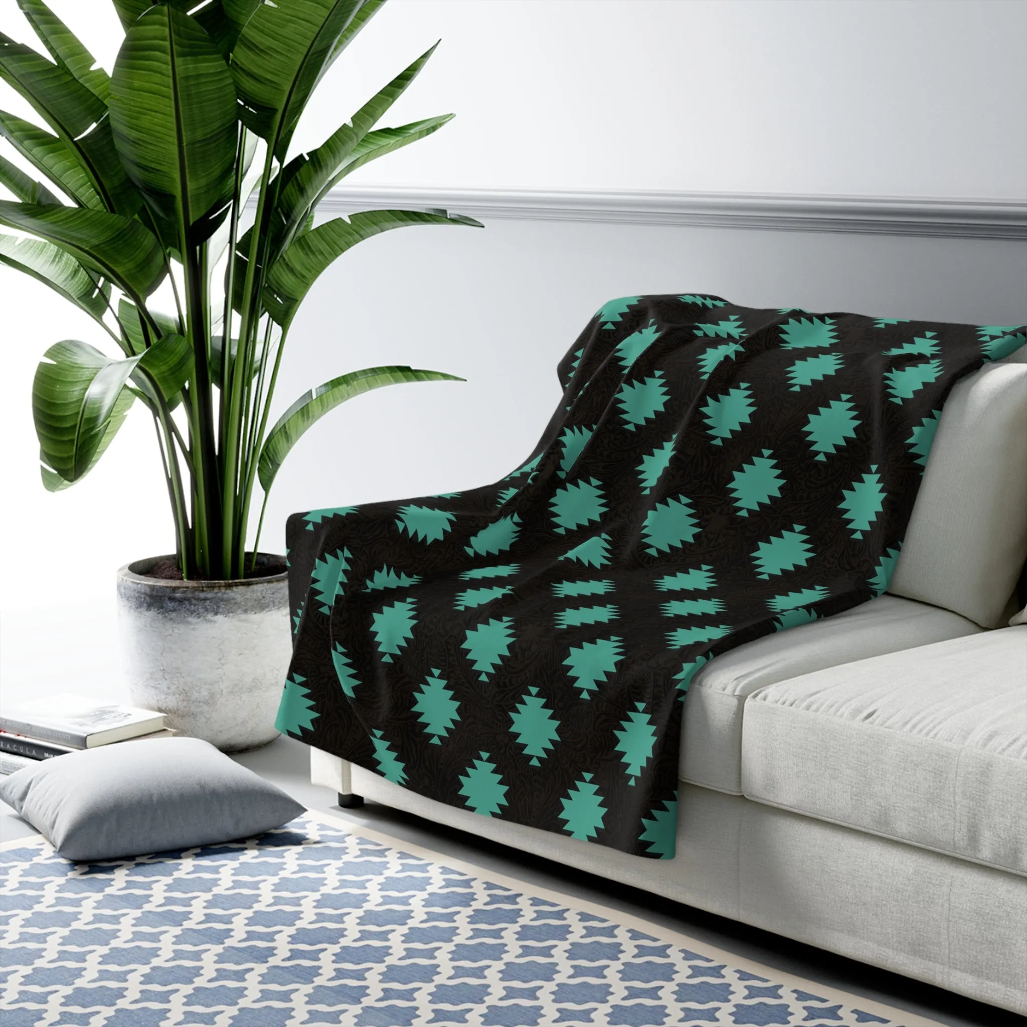 'Spokane' Sherpa Fleece Blanket