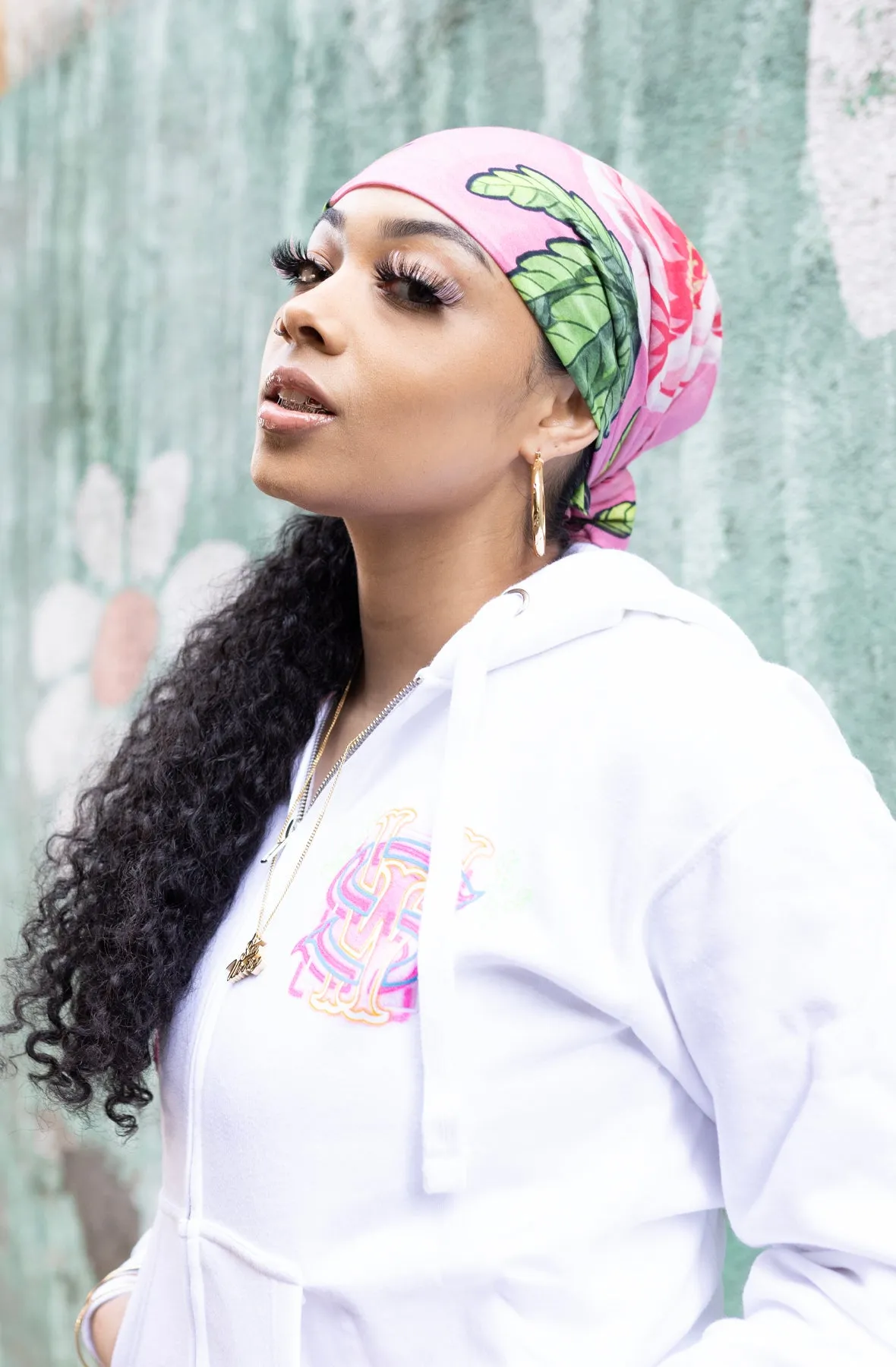 Stay Winning Westside Neon White Zip-Up Hoodie