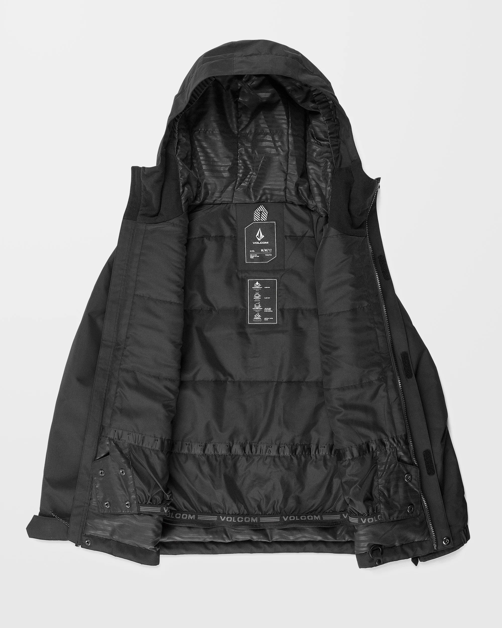Stone.91 Insulated Jacke - Black - (KINDER)