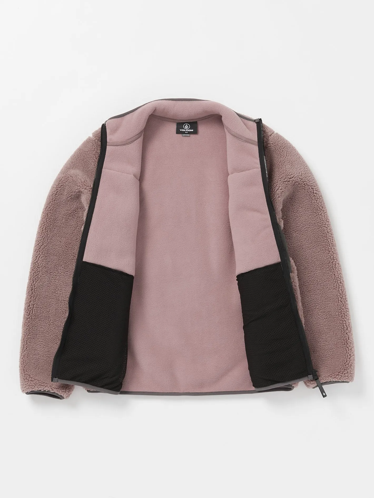 Storm Stone Zip Sherpa Sweatshirt - BORDEAUX BROWN