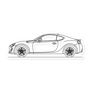Subaru BRZ Outline Sticker