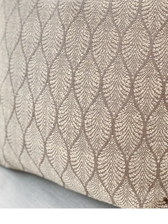 Summer Flora Mocha Outdoor Pillow by Anaya