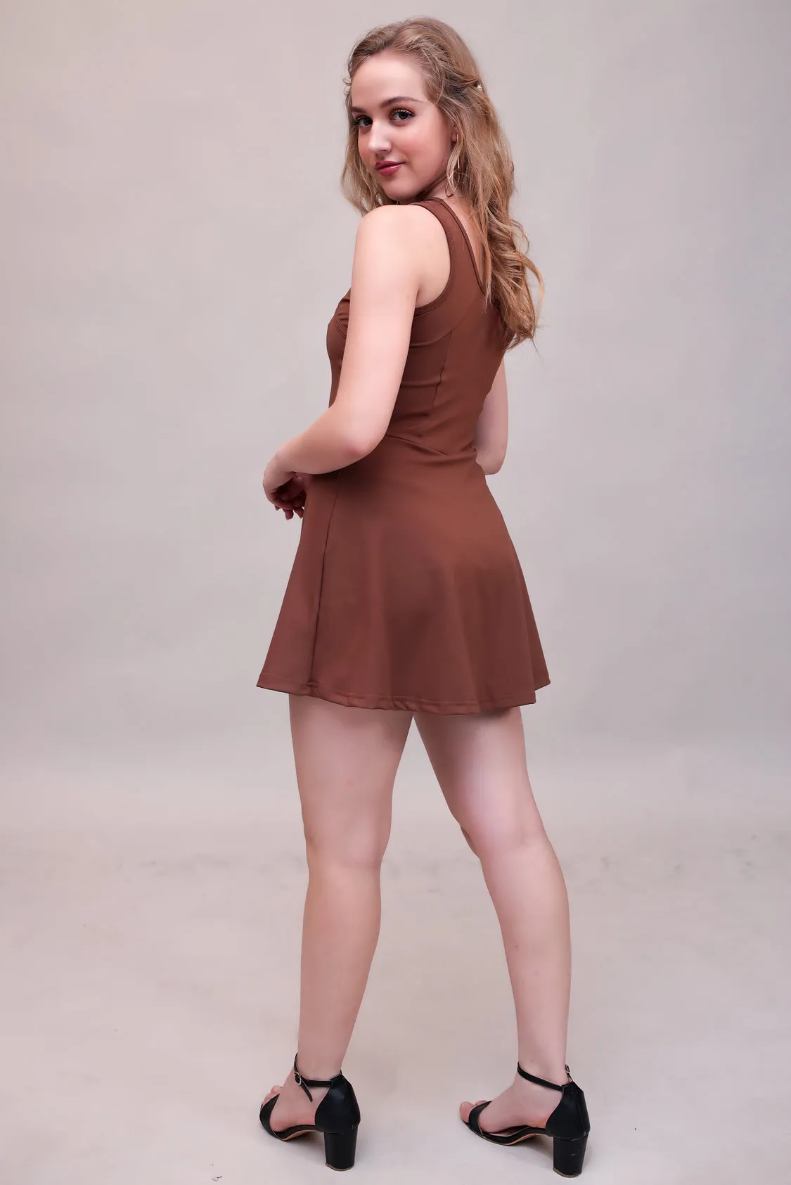 Swirl Tennis Skirt Dress for adventure and coffee run ( Lavender )