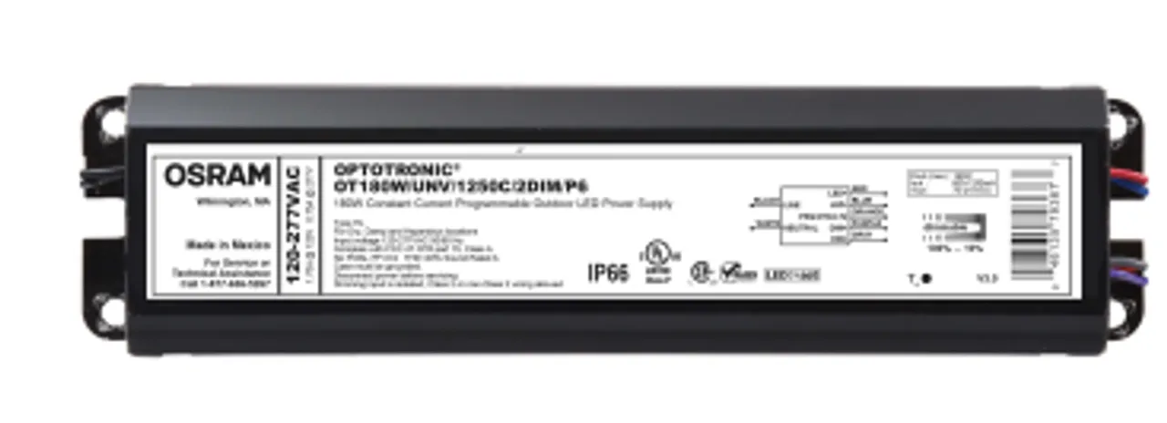 Sylvania 180W Programable High Current Outdoor LED Power Supply UNV 2DIM