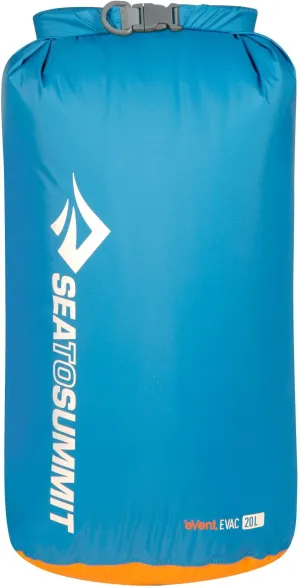 Tasche eVac Dry Sack - 20 Liter with eVent Blue