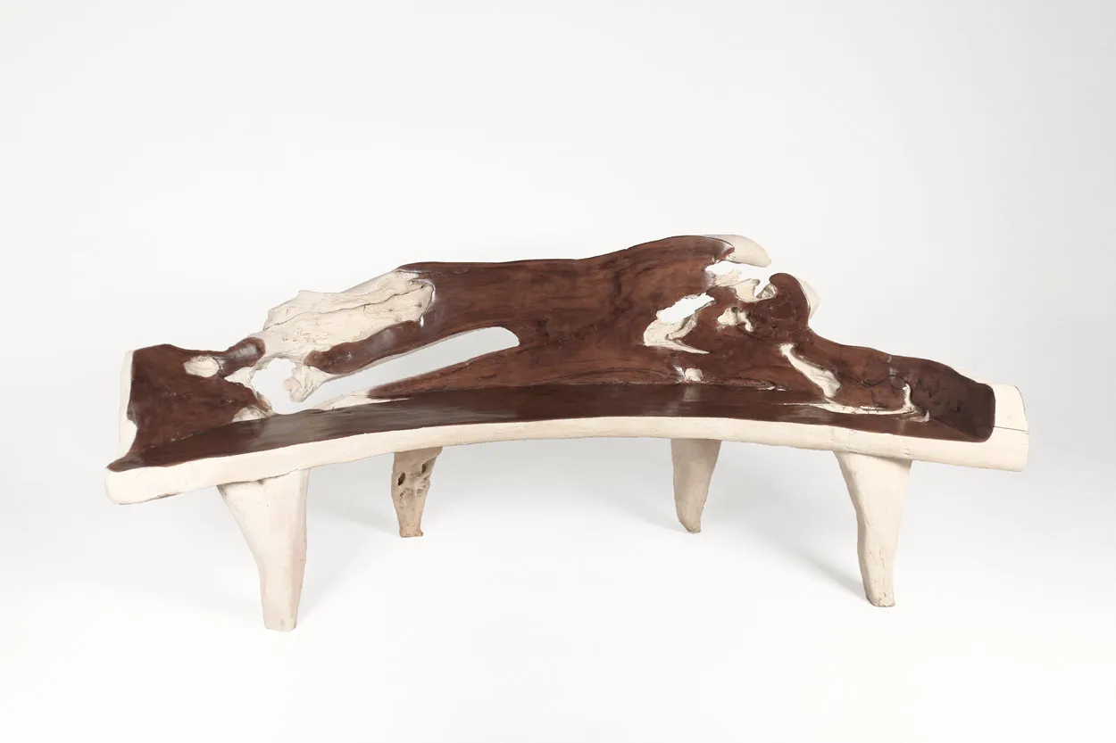 Teak Root Bench A