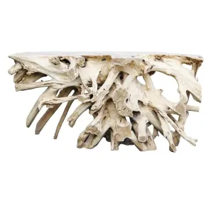 Teak Root Console Table