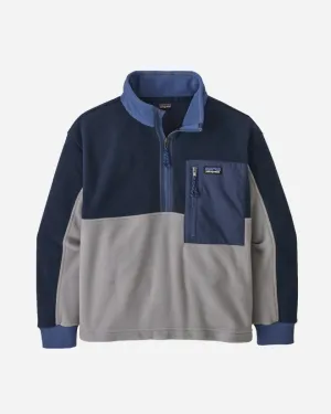 Teens Microdini 1/2 Zip Pullover - Salt Grey