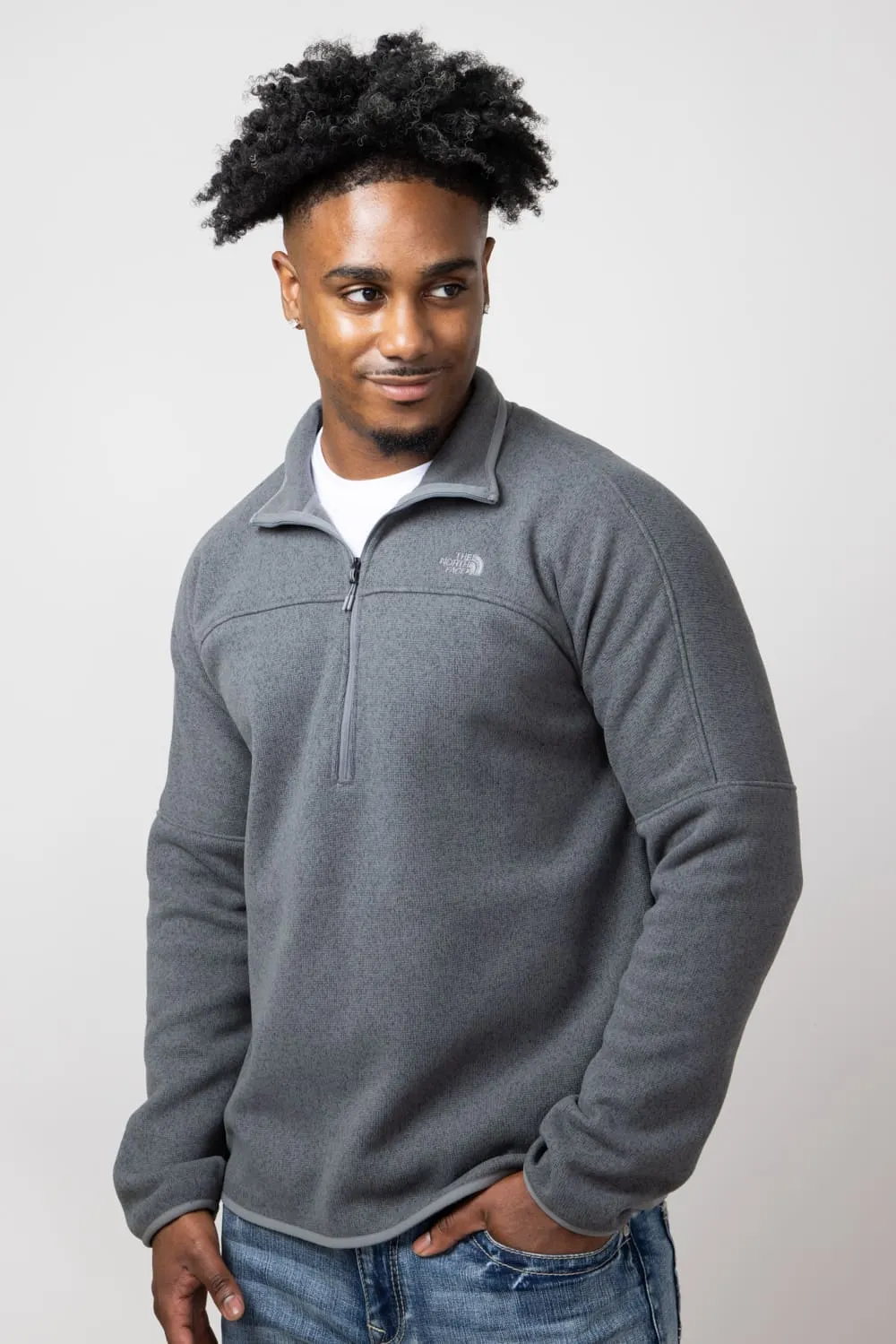 The North Face Front Range ½ Zip Fleece for Men in Grey | NF0A84H8-0V0-GRY
