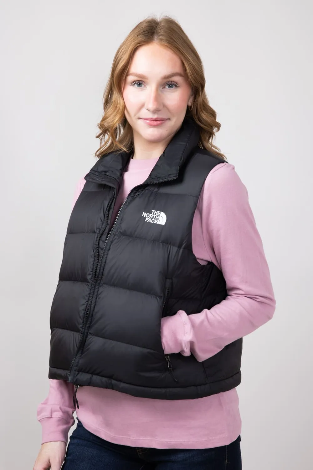 The North Face Hydrenalite Down A-Line Vest for Women in Black | NF0A89VJ-JK3