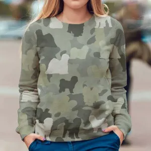 Tibetan Terrier - Camo - Premium Sweatshirt