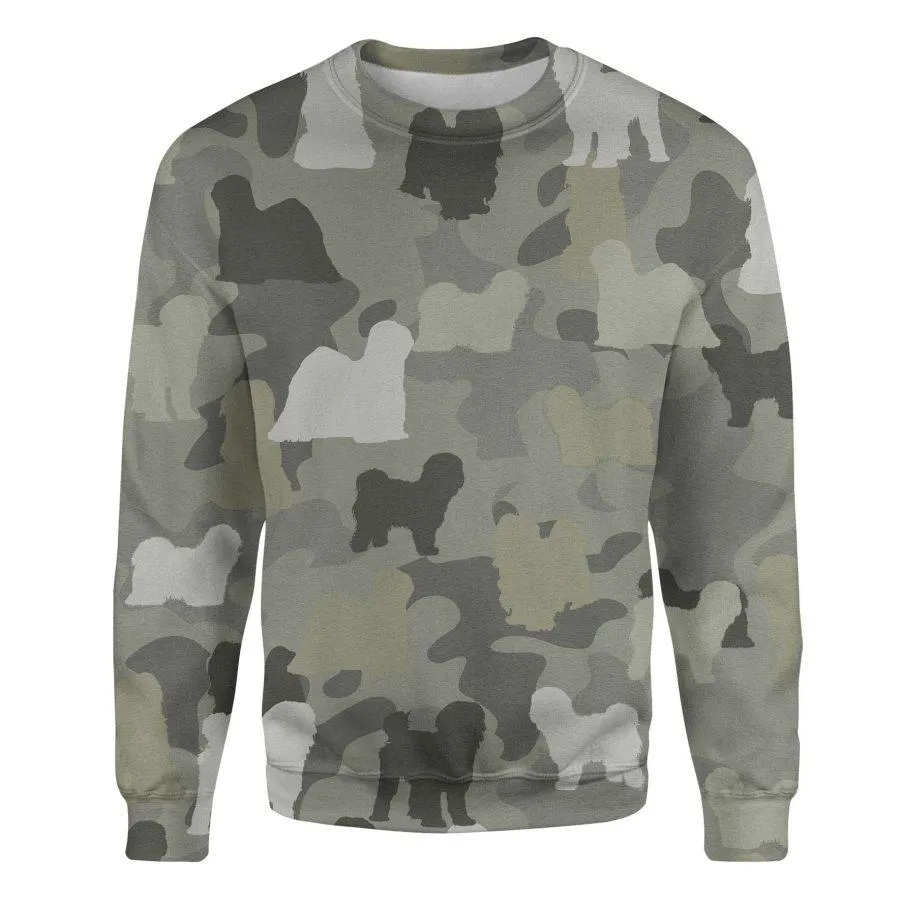 Tibetan Terrier - Camo - Premium Sweatshirt