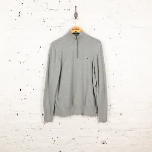 Tommy Hilfiger 1/4 Zip Sweatshirt - Grey - XL