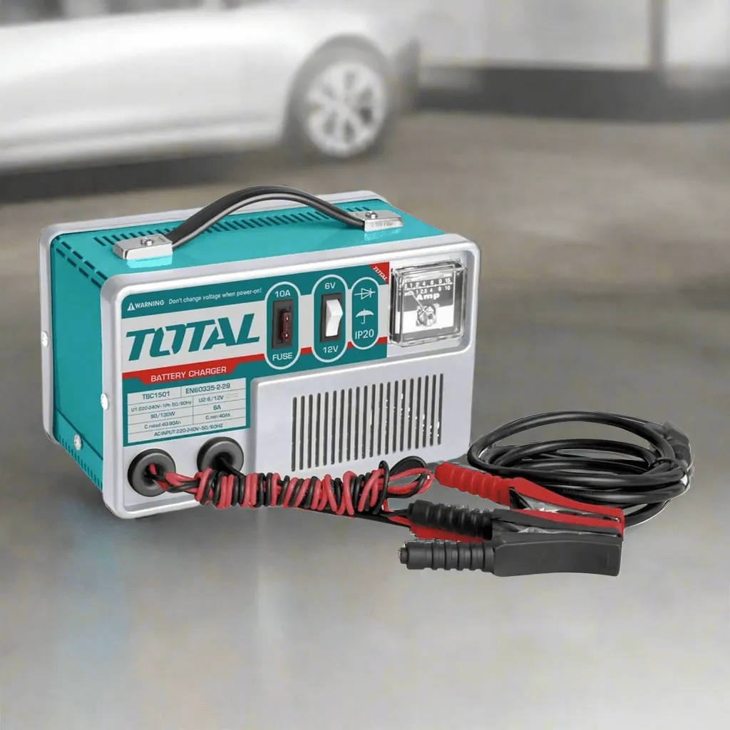Total Portable Battery Charger 6/12V - TBC1501