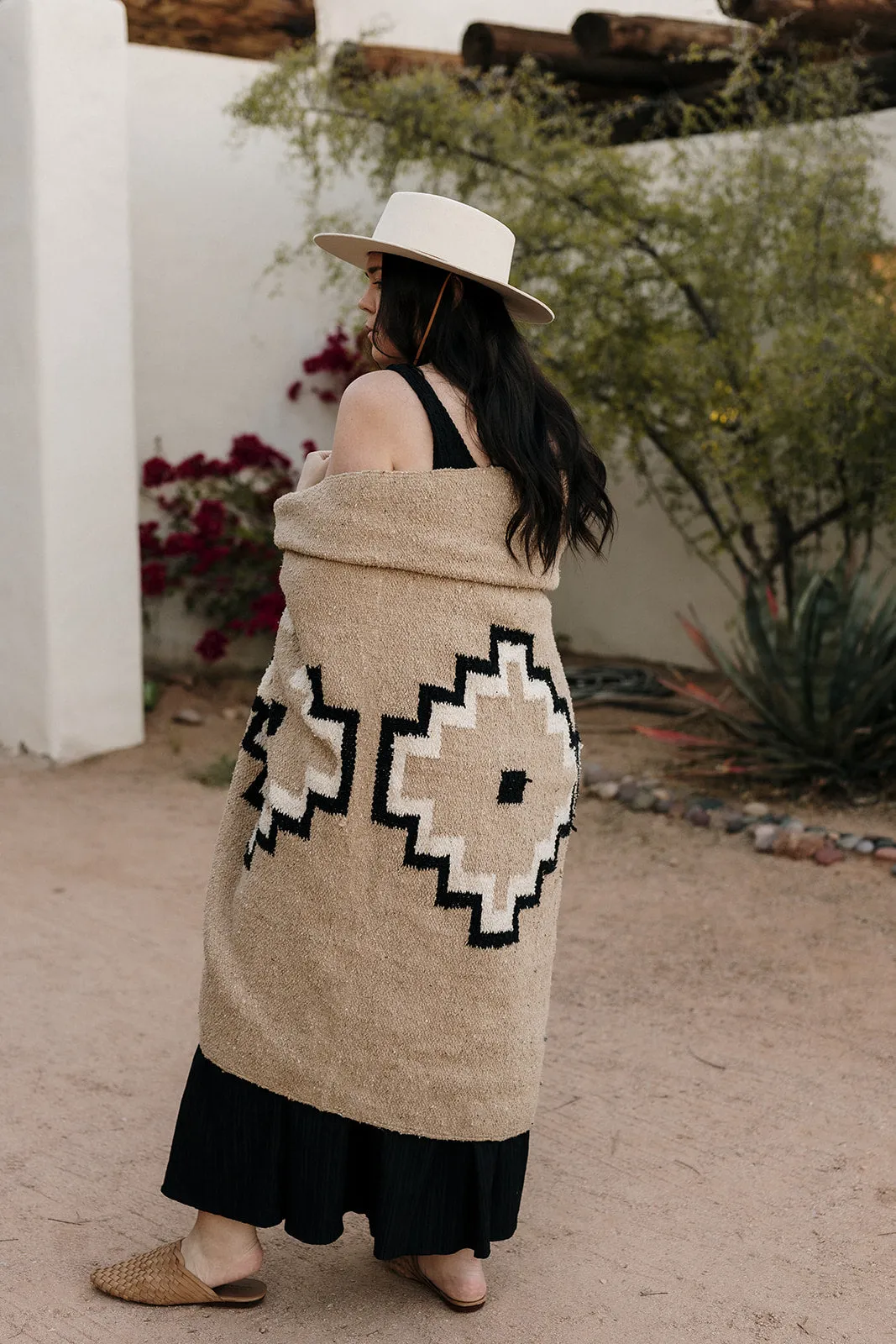 Tres Cruces (Sandstone)  // Handwoven Blanket