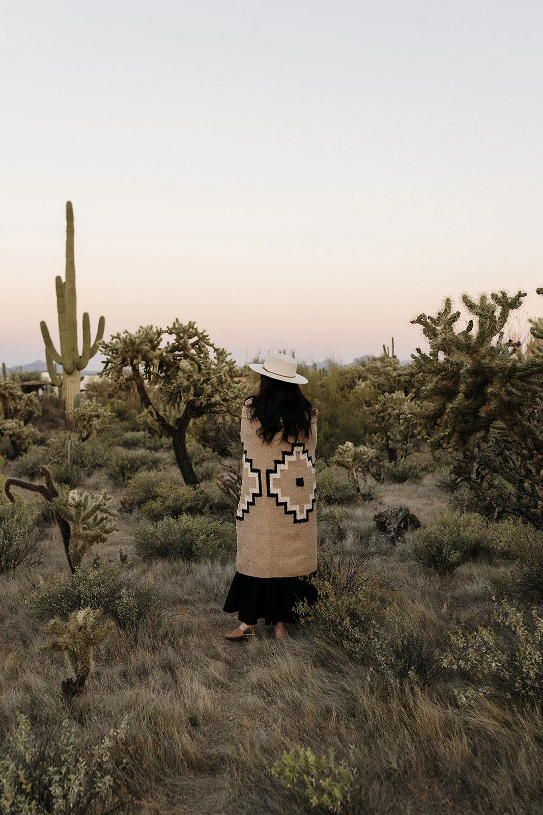 Tres Cruces (Sandstone)  // Handwoven Blanket