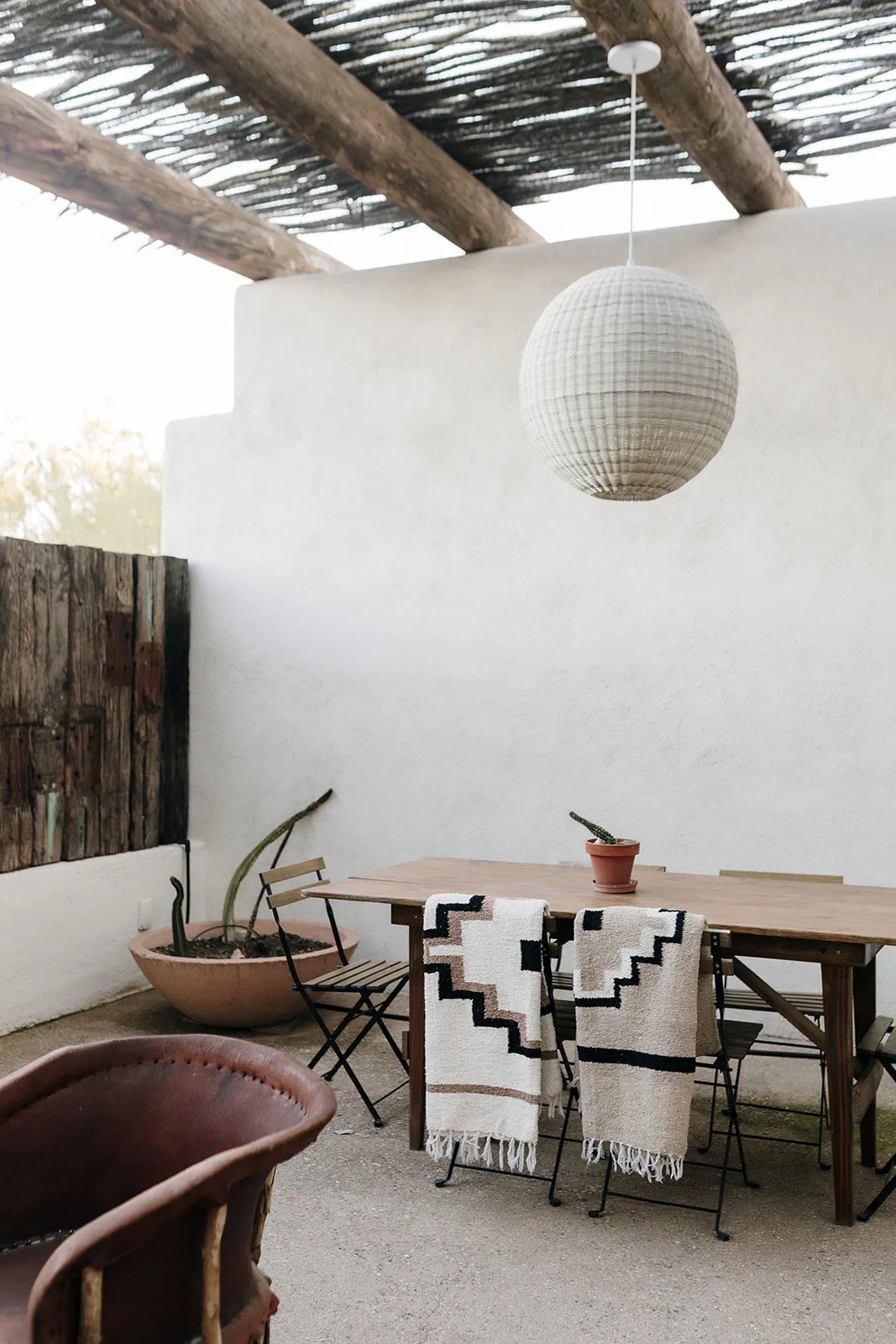Tres Cruces (Sandstone)  // Handwoven Blanket