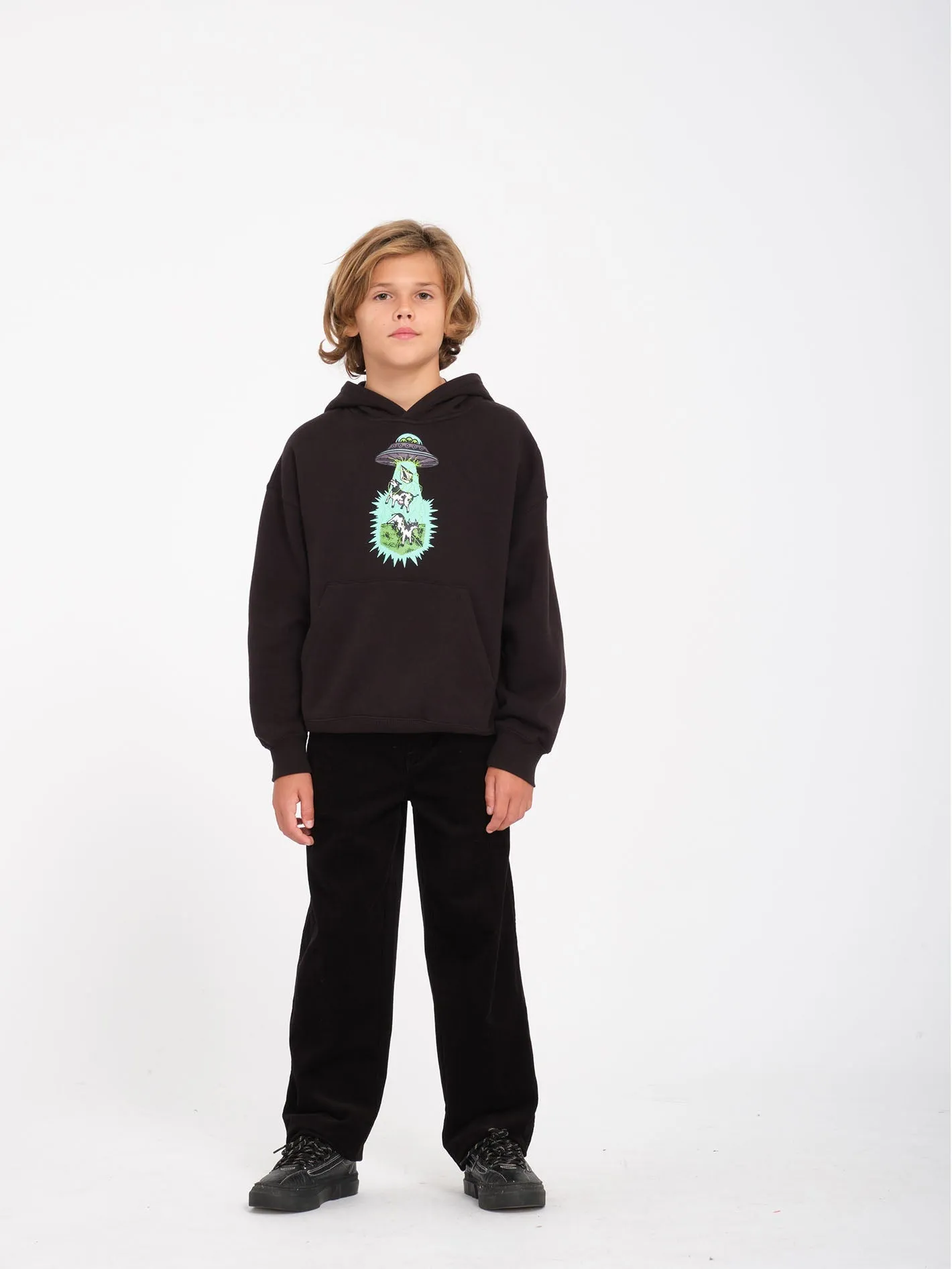 Udder Space Hoodie - Black  - (KINDER)