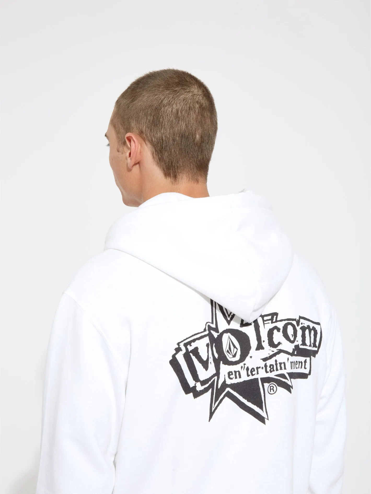 V Entertainment Kapuzenpullover - WHITE