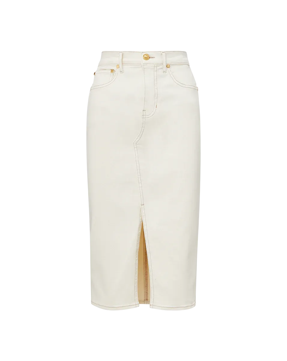 VERONICA BEARD Breves Denim Midi Skirt