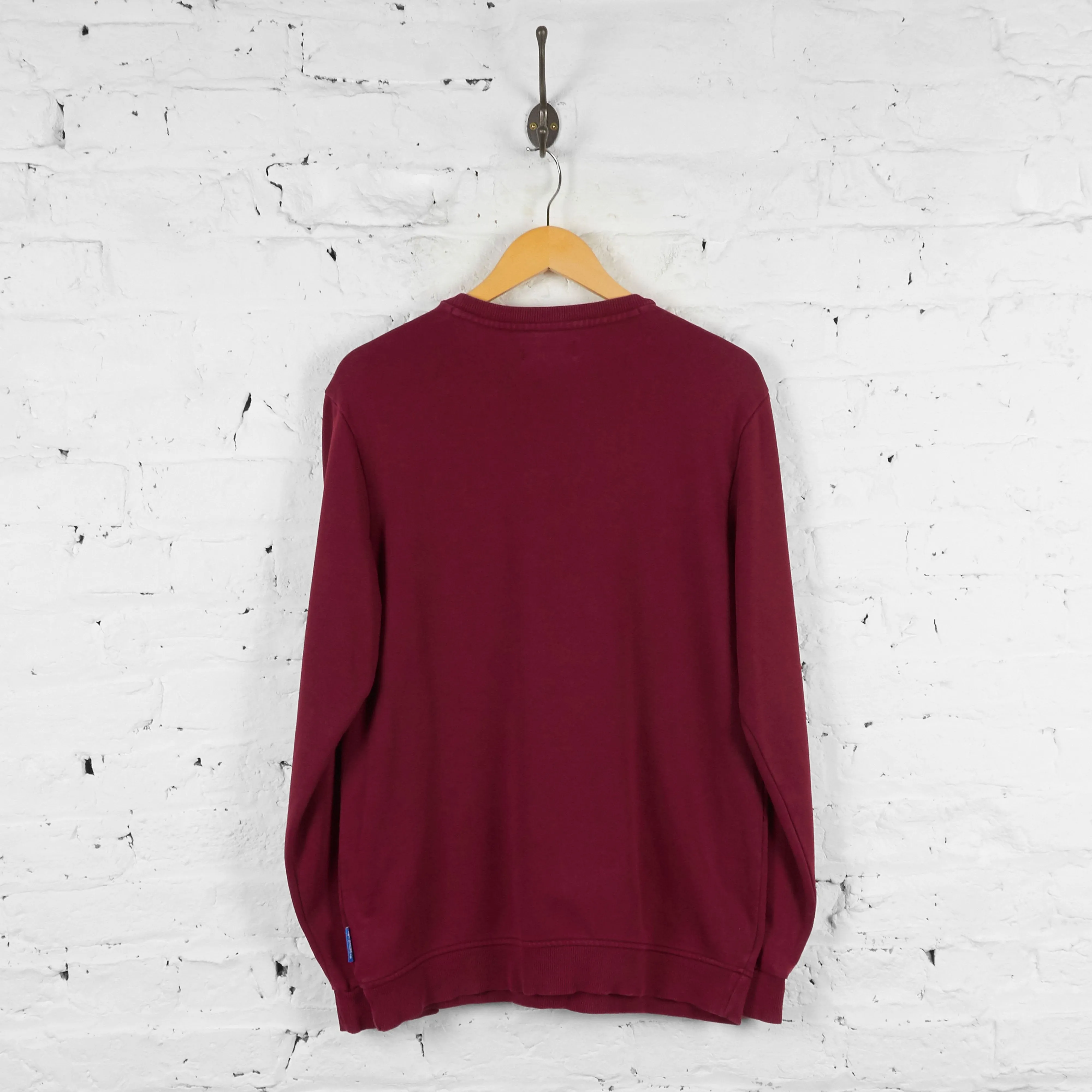 Vintage Adidas Sweatshirt - Burgundy - M
