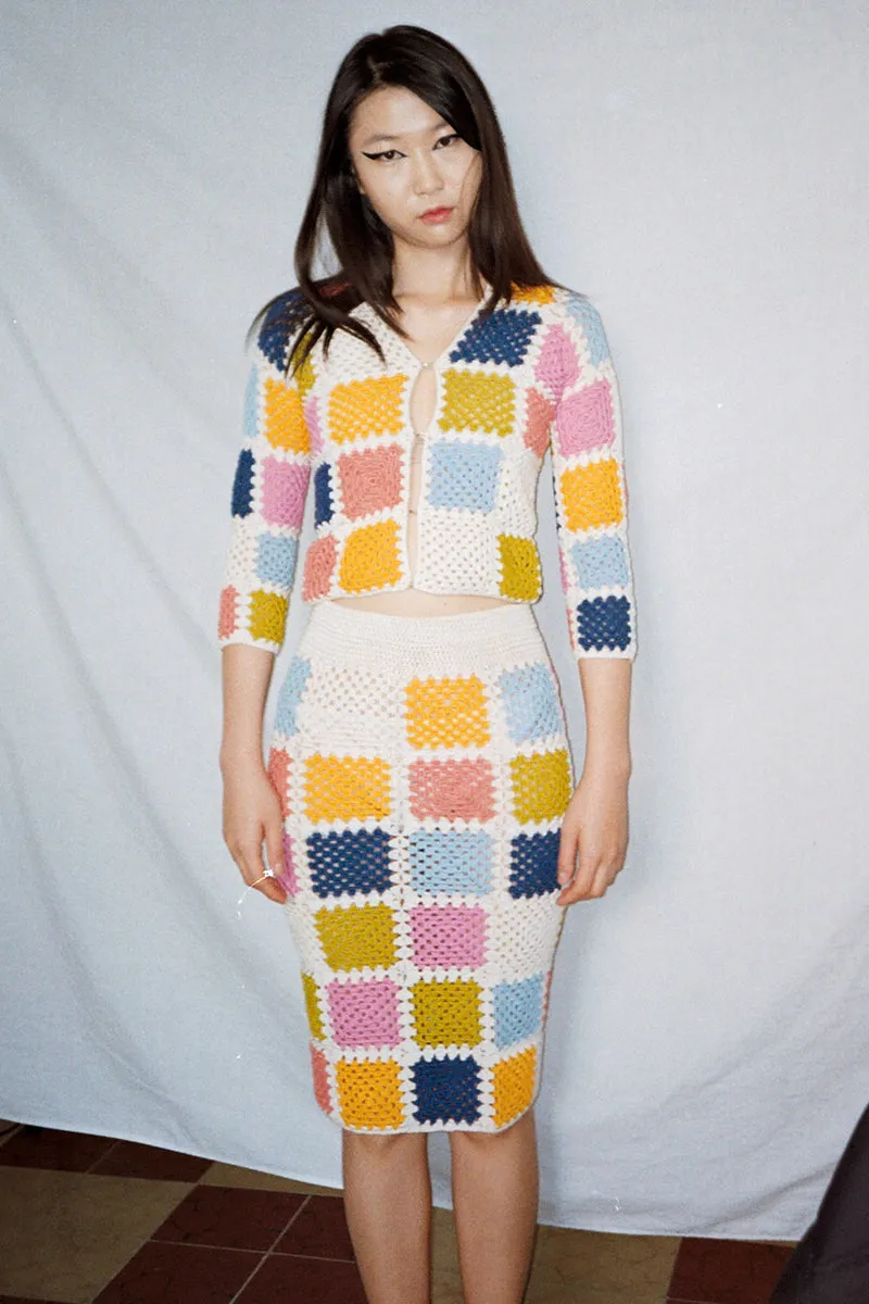 Viridiana Skirt in Ice Lolly - L