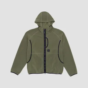 Volcom Nomaa Fleece Zip Hoodie Wintermoss