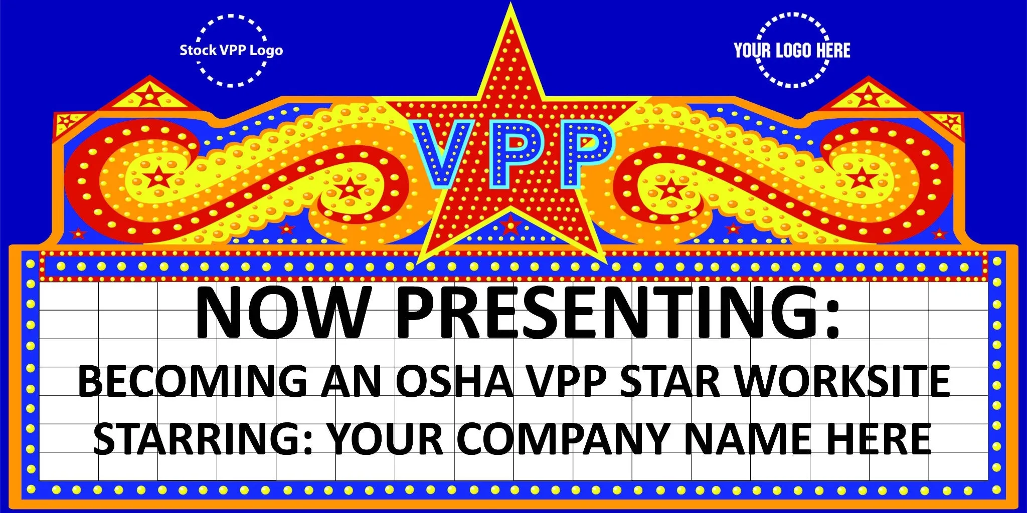 VPP Cinema Sign Banner - #402415B