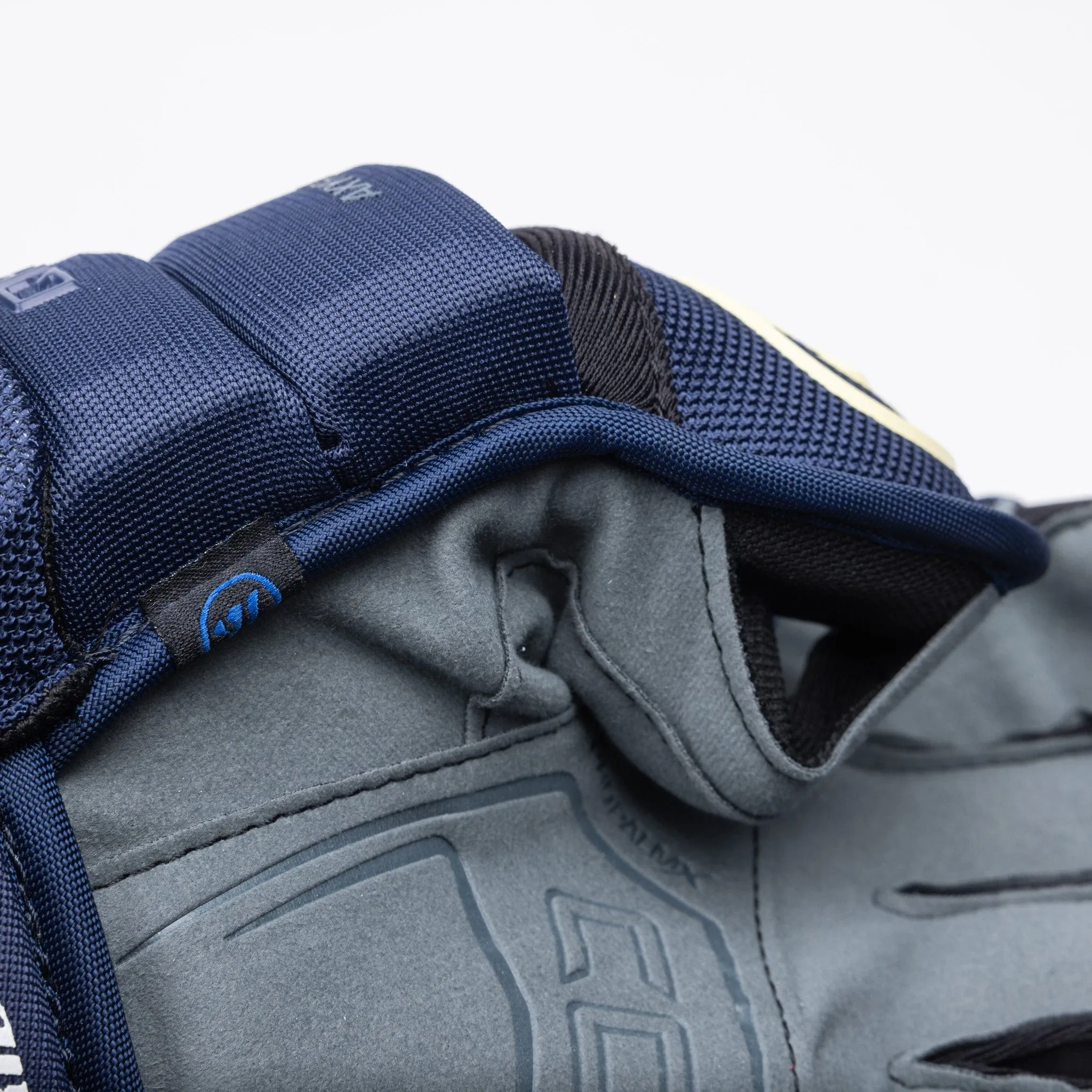 Warrior QR6 Pro Stock Senior Hockey Glove - Columbus Blue Jackets