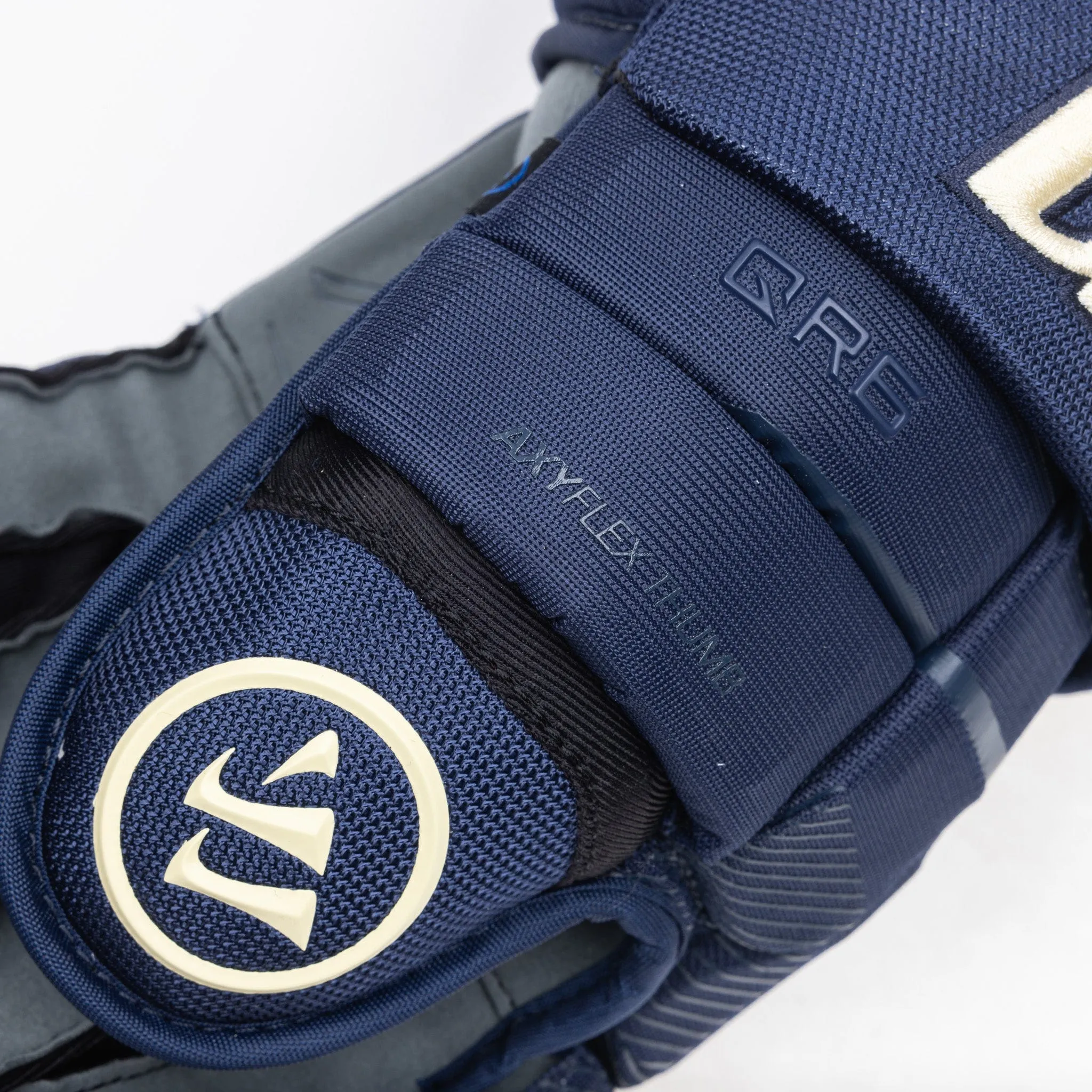 Warrior QR6 Pro Stock Senior Hockey Glove - Columbus Blue Jackets