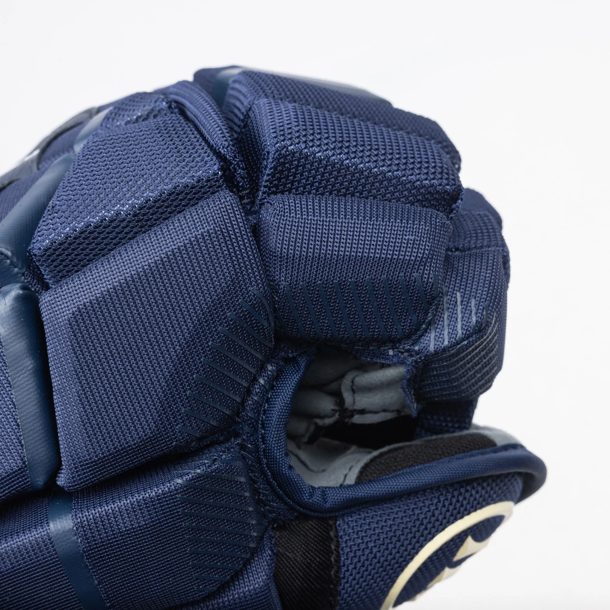 Warrior QR6 Pro Stock Senior Hockey Glove - Columbus Blue Jackets