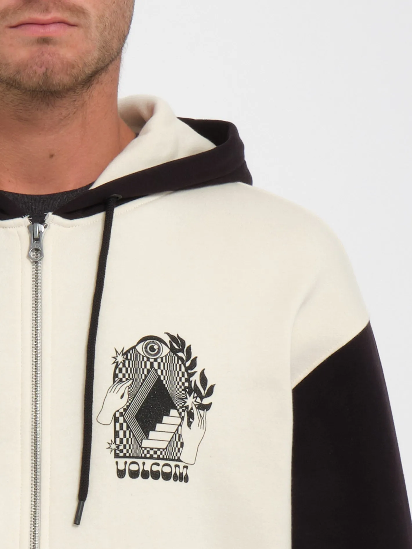 Watanite Zip Kapuzenpullover - DIRTY WHITE