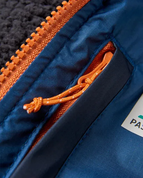 Waves Recycled Sherpa Lined Changing Robe