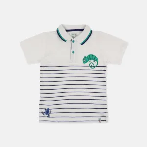 White Lizard And Friends Appliqué T-Shirt