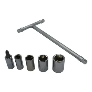 Whites Mini T-Handle Socket Set 6 / 8 / 10 / 12 / 14mm   Phillips #2