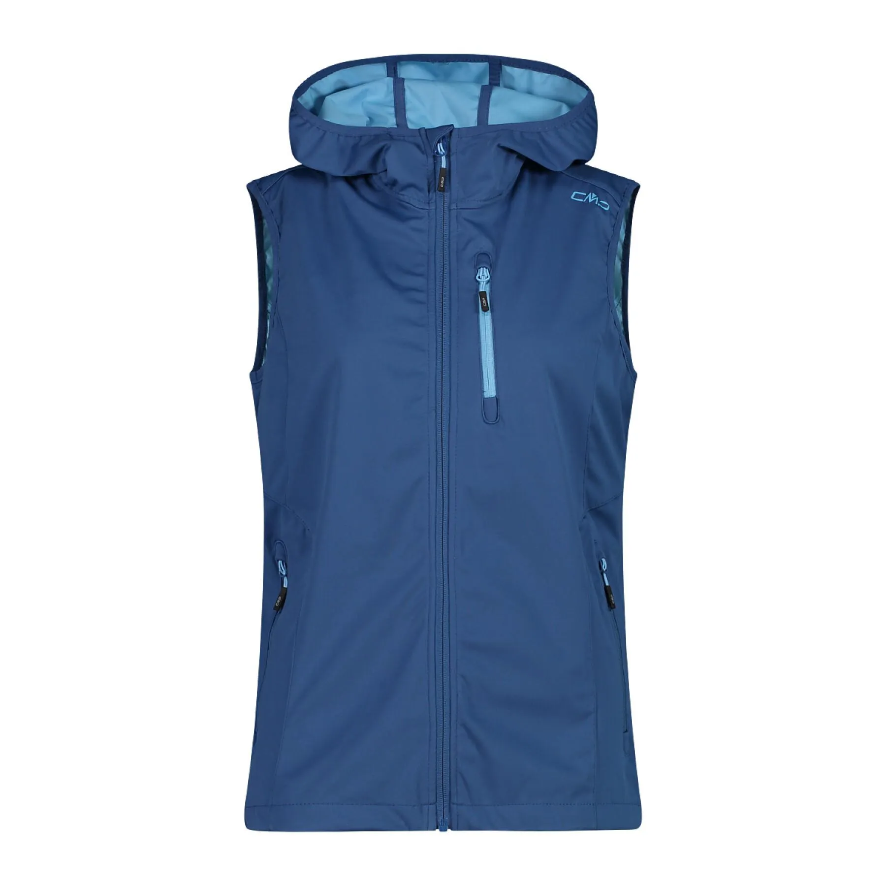WOMAN VEST FIX HOOD