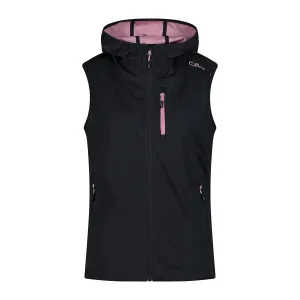 WOMAN VEST FIX HOOD