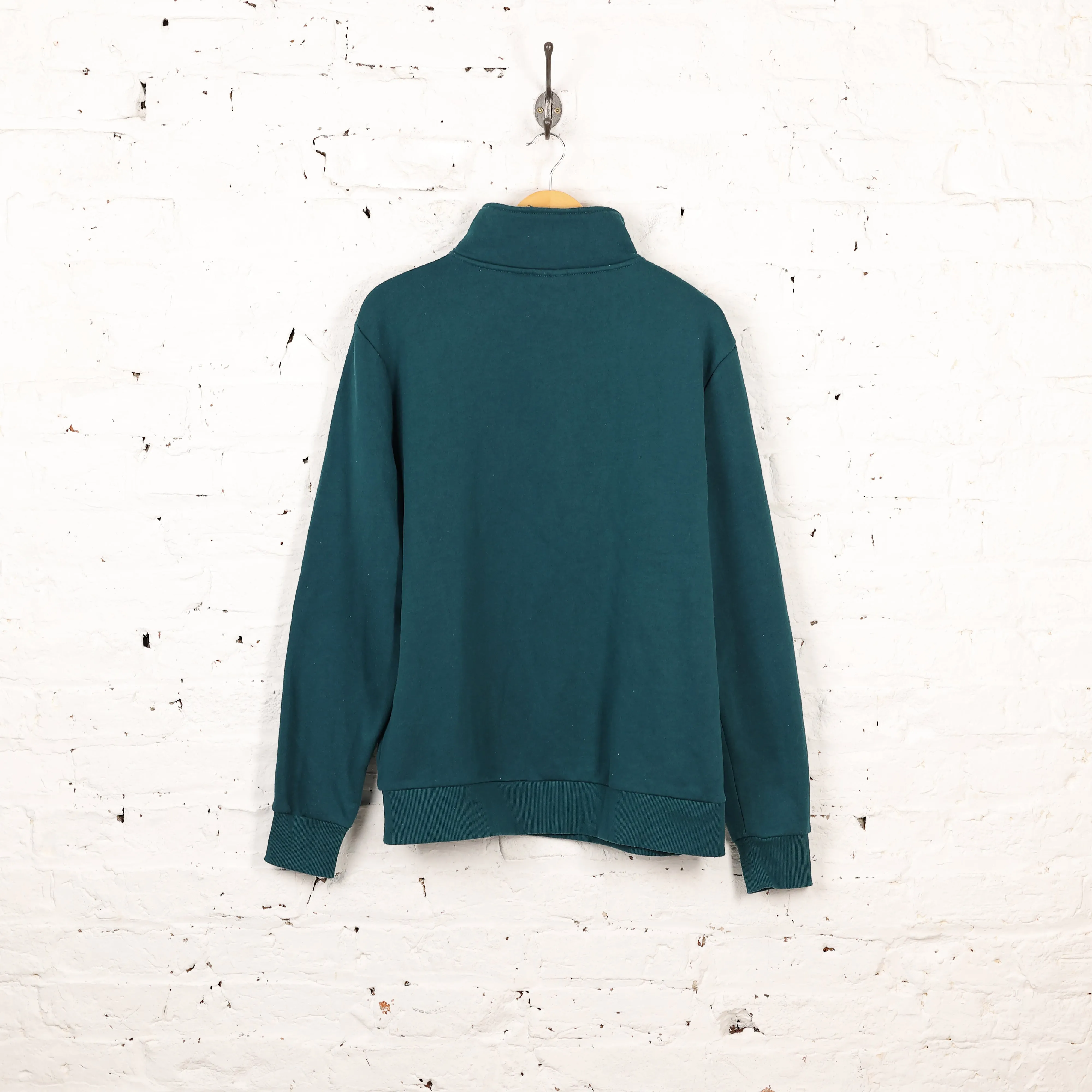 Women's Fila 1/4 Zip Sweatshirt - Green - Women's XL