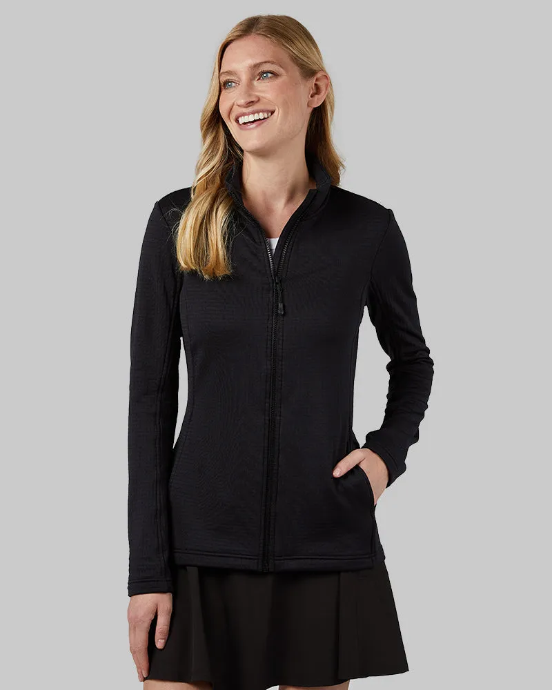 WOMEN'S GRID TECH FULL-ZIP