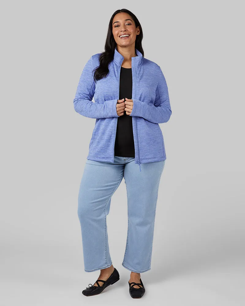 WOMEN'S GRID TECH FULL-ZIP