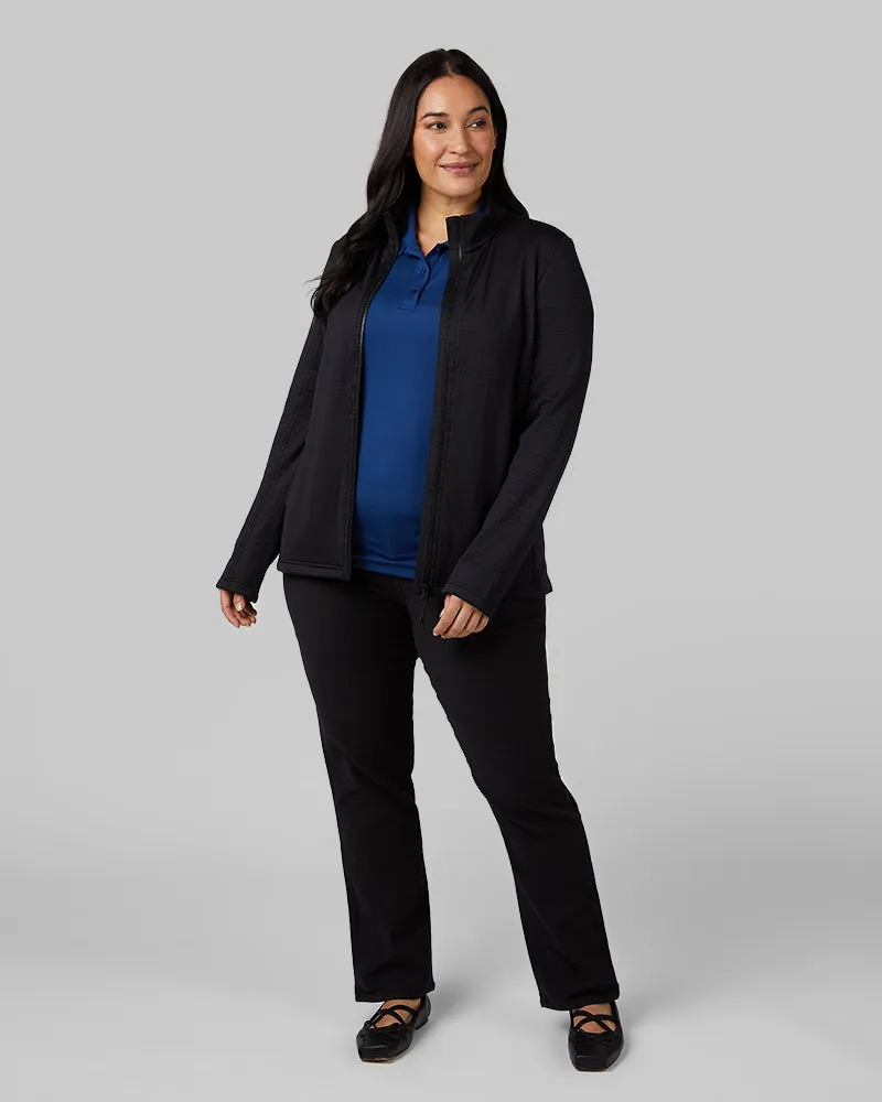 WOMEN'S GRID TECH FULL-ZIP