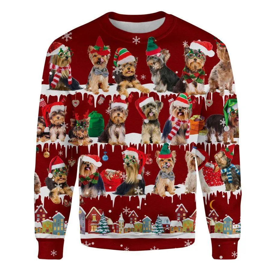 Yorkshire Terrier - Snow Christmas - Premium Sweatshirt