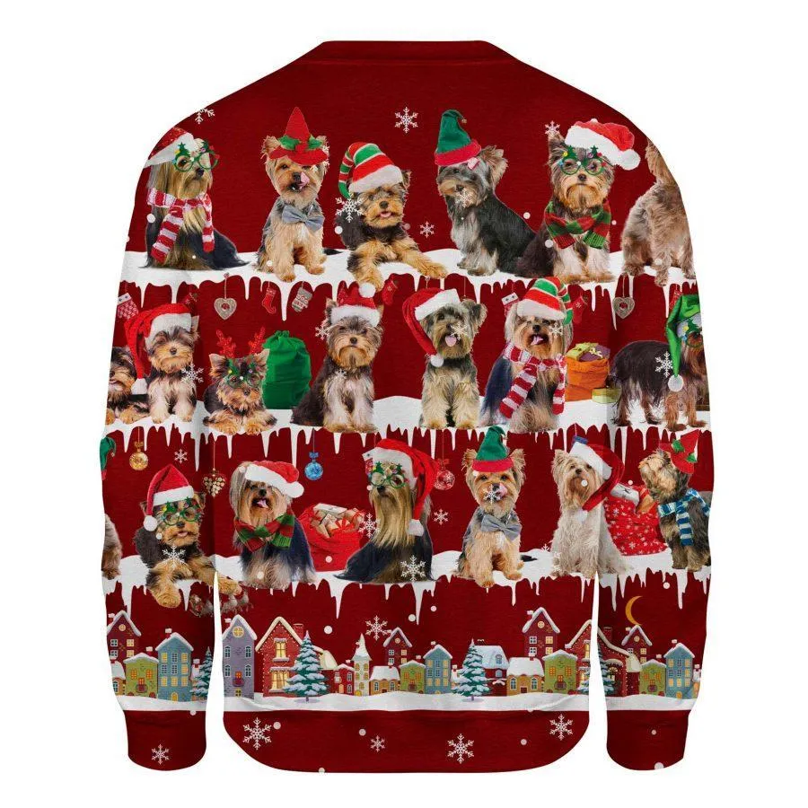 Yorkshire Terrier - Snow Christmas - Premium Sweatshirt