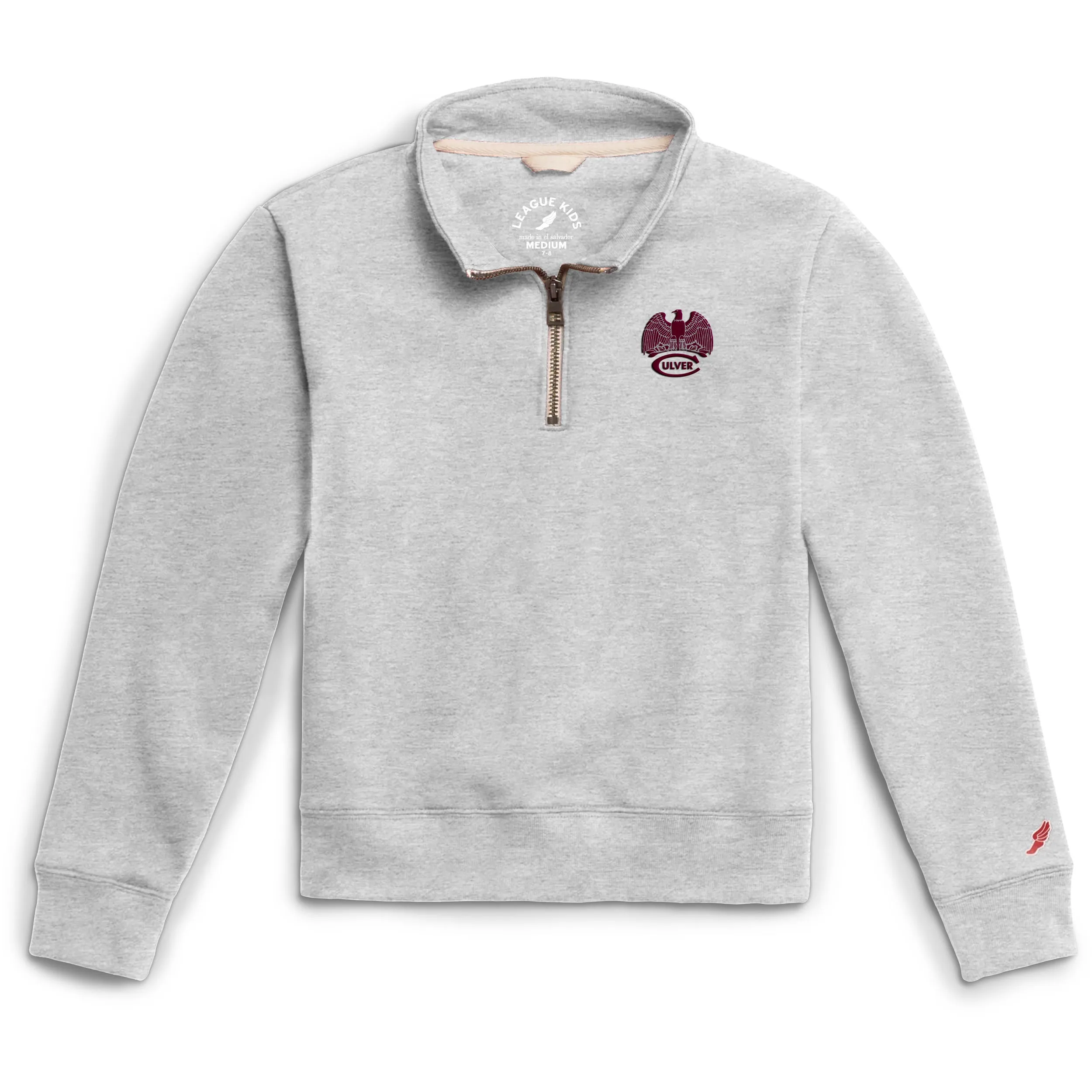 Youth Culver Eagle Essential Fleece 1/4 Zip - Grey